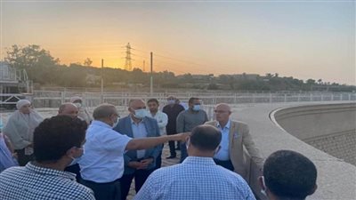 بالصور | وزير الري يتفقد مشروعات الموارد المائية والري بأسوان