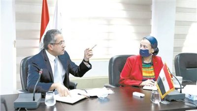 «العناني وفؤاد» يتابعان تطوير موقع التجلي الأعظم