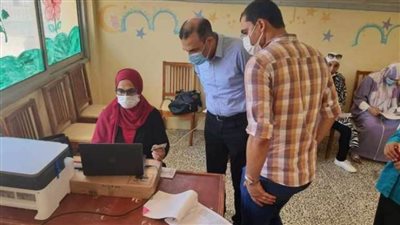 الإقبال على الوحدات المتنقلة لتلقي لقاح كورونا في دمياط