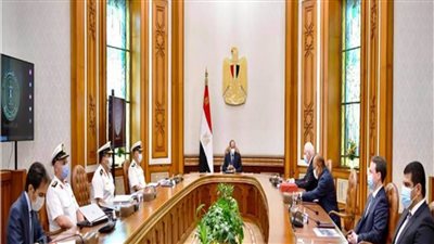 الرئيس السيسي يستقبل رئيس شركة لورسن الألمانية العالمية للصناعات البحرية