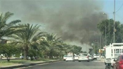 اندلاع حريق كبير داخل جامعة بغداد