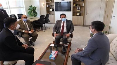 بالصور | د. خالد عبدالغفار يستقبل الرئيس التنفيذي لشركة هواوي العالمية