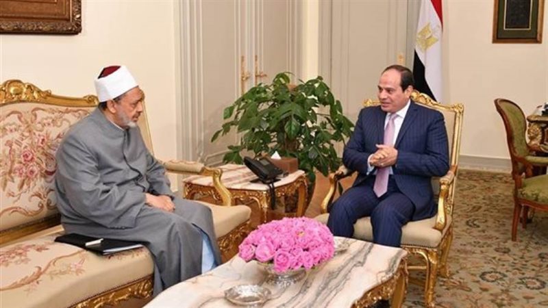 الرئيس السيسي وشيخ