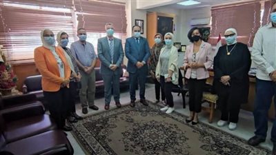 وكيل وزارة الصحة ببورسعيد يستقبل وفدا من اليونيسف (منظمة الامم المتحدة للطفولة)