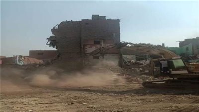 إزالة 224 عقارا من منطقة عزبة أبو قرن العشوائية وتسكين 637 أسرة  بمدينة «معا» 