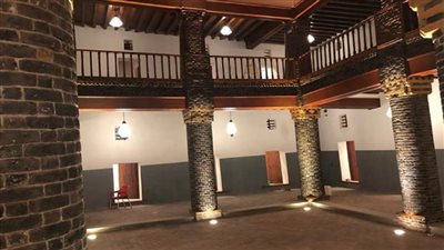 بالصور | افتتاح مشروع ترميم وتطوير وكالة الجداوي الأثرية في إسنا