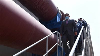 بالصور | مدبولي يتفقد أعمال رفع كفاءة محطة معالجة مياه صرف صحى أبورواش بالجيزة