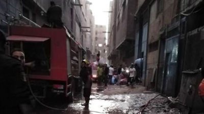 السيطرة على حريق محل ألعاب أطفال في الموسكي