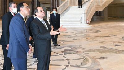 الرئيس يتابع الموقف التنفيذي لـ دار الأوبرا الجديدة ومبنى البرلمان بـ العاصمة الإدارية