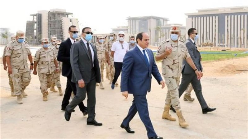 الرئيس السيسي وجولة