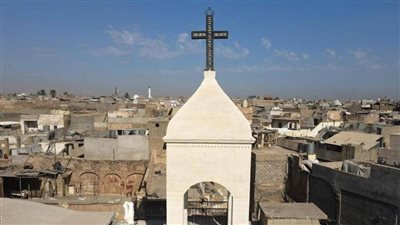  بعد 7 سنوات من سيطرة داعش الإرهابي.. كنيسة في الموصل تدق الجرس لآول مرة