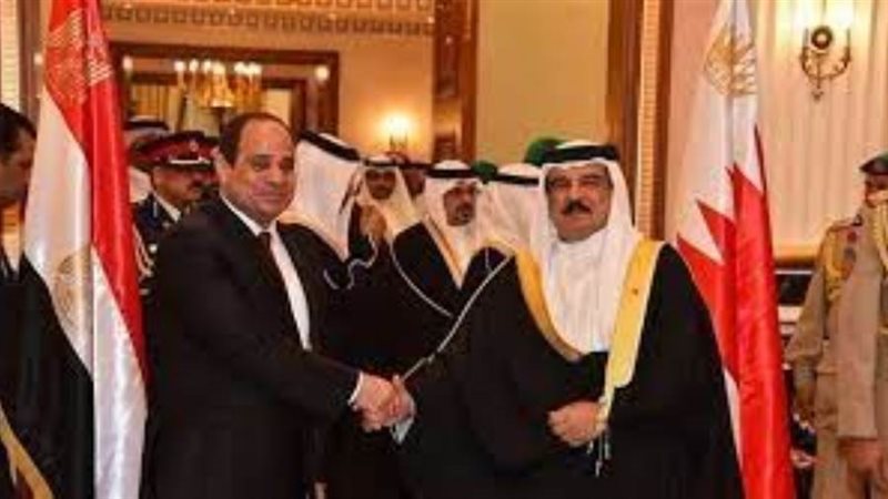 السيسي وملك البحرين