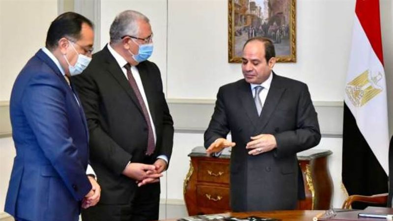 الرئيس السيسي رفقة