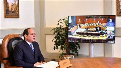 السيسي يعلن تطلع مصر إلى استضافة الدورة الـ 27 لقمة تغير المناخ في 2022 
