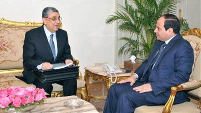 السيسي وشاكر يستعرضان مشروع الربط الكهربائي مع دولة ليبيا