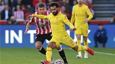 الشوط الأول.. ليفربول يتعادل أمام برينتفورد بالدوري الإنجليزي 