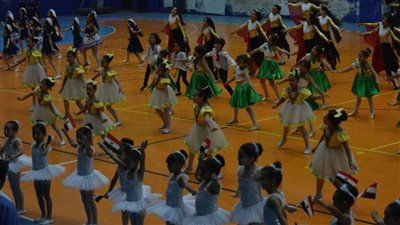 بالصور اوبريت بمناسبة الإحتفال بنصر أكتوبر علي هامش فاعليات ختام دوري الشركات ببورسعيد