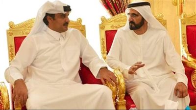 محمد بن راشد يخفف من حدة التوتر بين قطر والبحرين