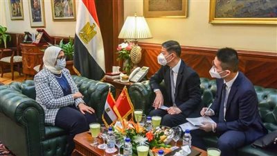 وزيرة الصحة تؤكد أهمية توسيع آفاق التعاون والشراكة مع الجانب الصيني في مجال إنتاج اللقاحات ونقل تكنولوجيا التصنيع
