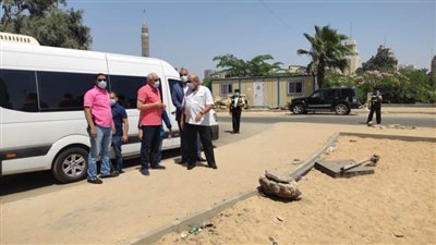 محافظ الجيزة يتفقد أعمال تطوير ميدان الجلاء