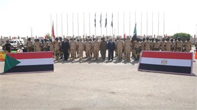انطلاق فعاليات التدريب المصري السوداني المشترك 