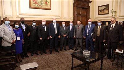 وزير الزراعة يبحث مع نظيره الناميبي التعاون في مجال الثروة السمكية والحيوانية (صور)