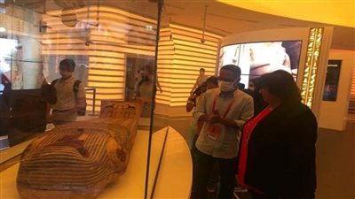 وزيرة الثقافة تتفقد الجناح المصري بمعرض إكسبو دبي (صور)