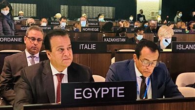 عاجل.. د. خالد عبد الغفار يلقى كلمة 