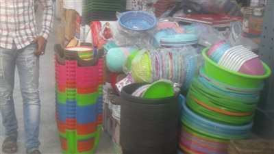 (محافظ بورسعيد)بدء تسكين المحلات داخل سوق العصر الجديد