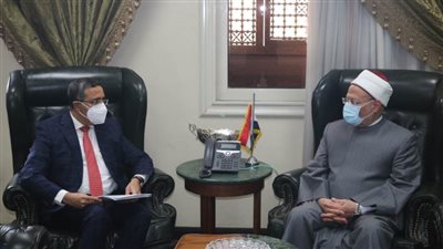  مفتي الجمهورية يستقبل سفير الهند بالقاهرة