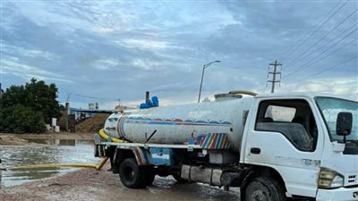 لليوم الثاني.. أجهزة المدن الجديدة تواصل جهودها للتعامل مع موجة الطقس السيئ (صور)