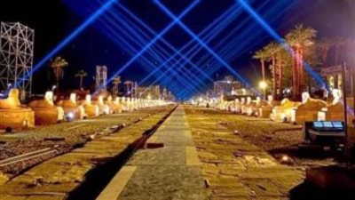 العليا للعرض المتحفى: الكشف عن بعض التماثيل خلال حفل طريق الكباش