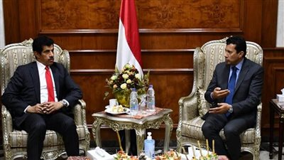 وزير الرياضة يلتقي سفير دولة قطر لدي مصر (صور)