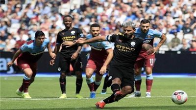 التشكيل الرسمي لمباراة مانشستر سيتي ووست هام في الدوري الإنجليزي 