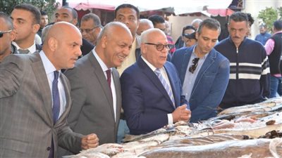 محافظ بورسعيد: سوق الاسماك الجديد نقلة كبيرة في منظومة الخدمات