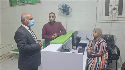 وكيل صحة الغربية.  يشن حملة علي المؤسسات الطبية الخاصة بمركز بسيون