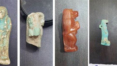 ضبط 14 قطعة أثرية بمنزل موظف بـ كفر البطيخ