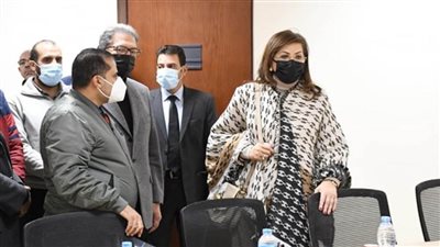 وزيرة التخطيط تتفقد مقر الوزارة في العاصمة الإدارية الجديدة (صور)