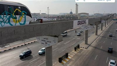 وزير النقل يتابع معدلات تنفيذ مشروع مونوريل العاصمة الإدارية الجديدة (صور)