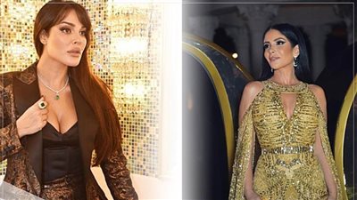 بالأحضان.. لقاء حار بين منى زكي ونادين نسيب نجيم