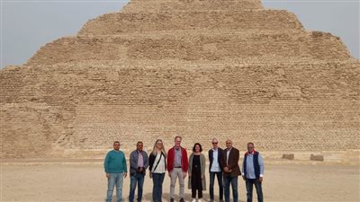 منطقة آثار سقارة تستقبل سفير دولة السويد بمصر | صور