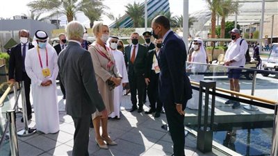 ملك السويد يزور الجناح المصري المشارك في معرض إكسبو دبي 2020 | صور 