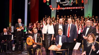 وزيرة الهجرة تشهد احتفالية الكريسماس بدار الأوبرا المصرية