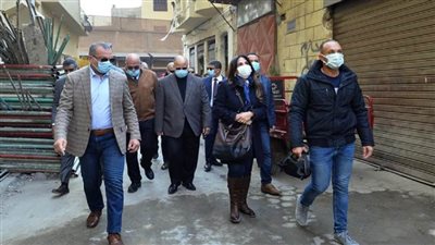 محافظ القاهرة ومساعد أول رئيس الوزراء يتفقدان مواقع عمل مشروع إعادة احياء القاهرة التاريخية (صور)