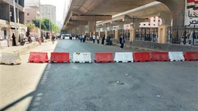 غلق كلي جديد لمنطقة أعمال مترو الأنفاق بشارع الهرم لمدة 5 ساعات 