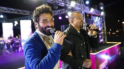 حميد الشاعري وهشام عباس يشعلان 