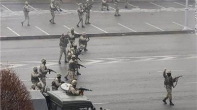 كازاخستان تواصل إطلاق النار في مدينة ألما آتا
