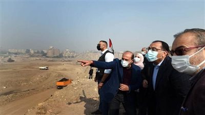 رئيس الوزراء يواصل جولته في القاهرة بمتابعة موقف تنفيذ مشروع حدائق الفسطاط (صور)