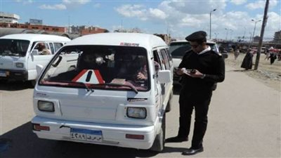 تحرير 2295 مخالفة بحملة مرورية في القليوبية