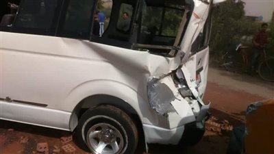 اصابة 3 أشخاص فى حادث تصادم بطريق السنطة -شنراق بالغربية 